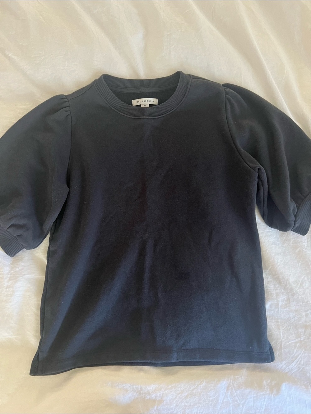Free Assembly puff sleeve sweatshirt, XS
